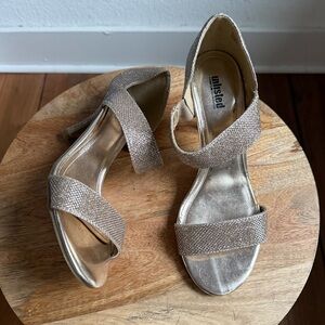 Unlisted Little Middle champagne heels sz: 8 NWOB